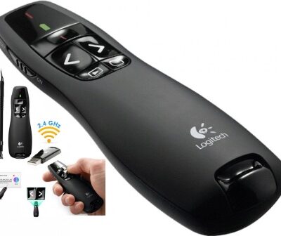 Logitech R400 Presenter - (Red