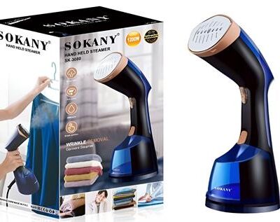 Sokany Black And Blue Handheld Garment Steamer