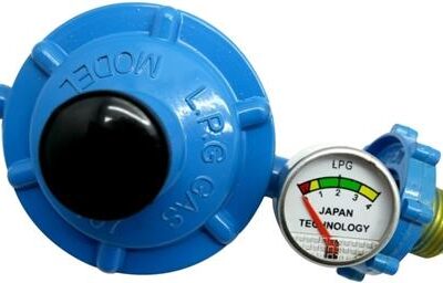 Casey Bullnose LPG Regulator With Pressure Gauge