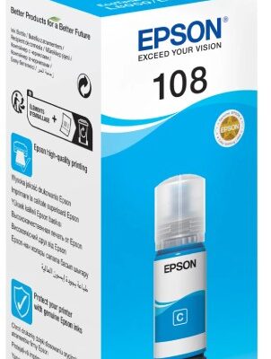 Epson 108 EcoTank 70Ml Ink Cyan Bottle