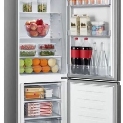 Hisense 264L Titanium Inox Combi Fridge