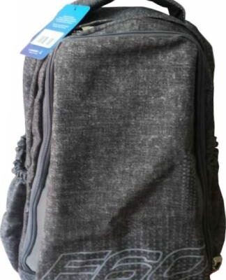 Macaroni Black and Grey Laureate Student Backpack