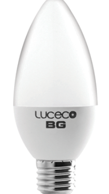 Luceco E14 Candle 3W Warm White 2 Pack LED 200 Lumens