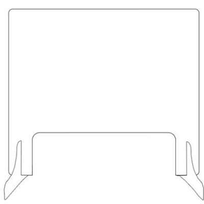 Casey Self Supporting Protective Transparent Barrier