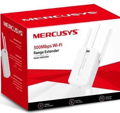 Mercusys MW300RE WiFi 4 Range Extender
