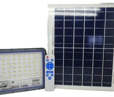 Solarix Jortam 200w Solar Flood Lamp With Solar Panel