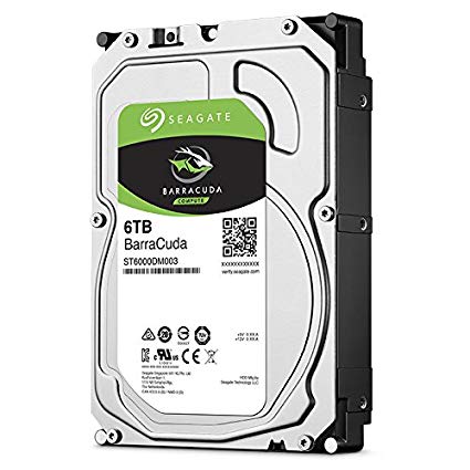 Seagate Barracuda 6TB SATA 6Gbps With 256MB Cache Internal