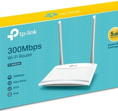 TP Link WR820N 300Mbps Wireless N Speed Router