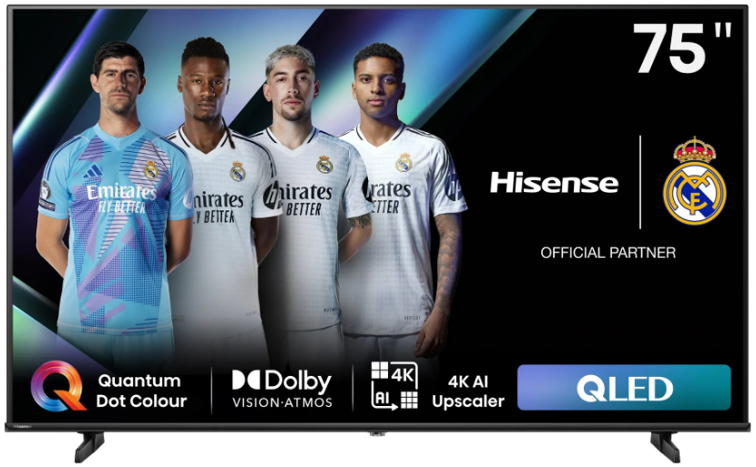 Hisense 75 Inch E7N QLED 4K VIDAA Smart LED TV