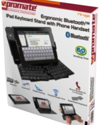 Promate Wireless Bluetooth Keyboard with Phone Handset