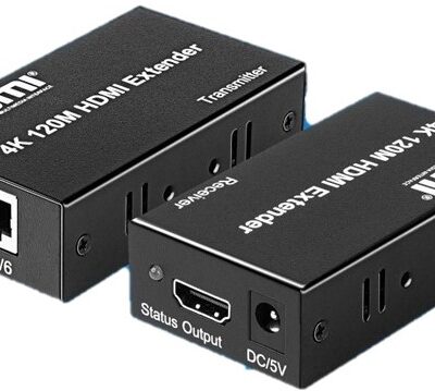 UniQue 4K 120M Cat5 Or 6 Transmitter And Receiver HDMI Extender
